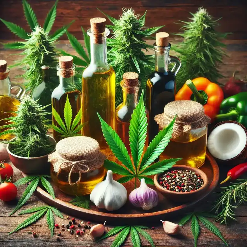 Infused cannabis cooking oils for flavorful recipes
