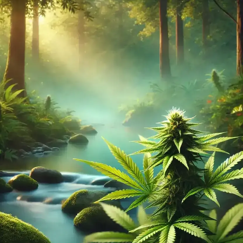 Cannabis plants showcasing top CBD strains for anxiety relief