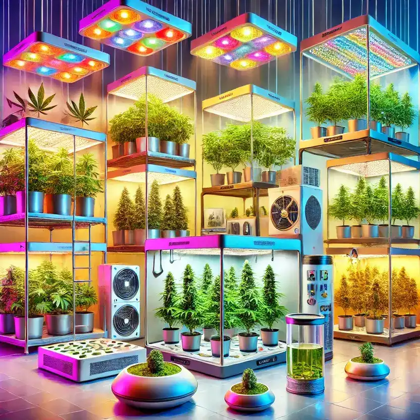 Cannabis cultivation techniques for small spaces with thriving plants and efficient setup