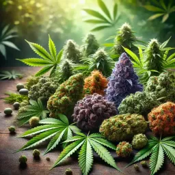 Featured image for Choosing the Right Strain Guide, showcasing various cannabis strains and their characteristics.